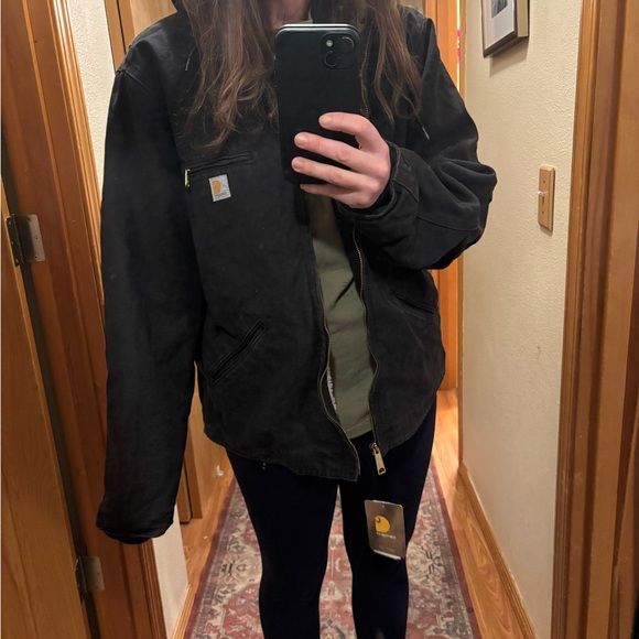 Carhartt Beige Sherpa-Lined Jacket - Picture 7 of 7